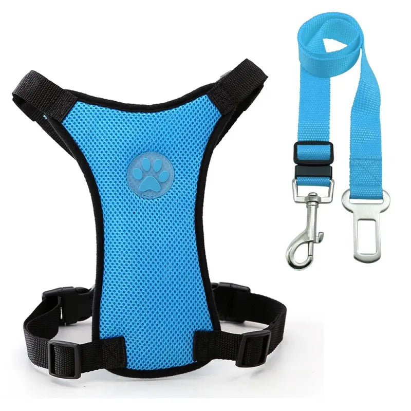 Breathable Mesh Pet Car Safety Harness
