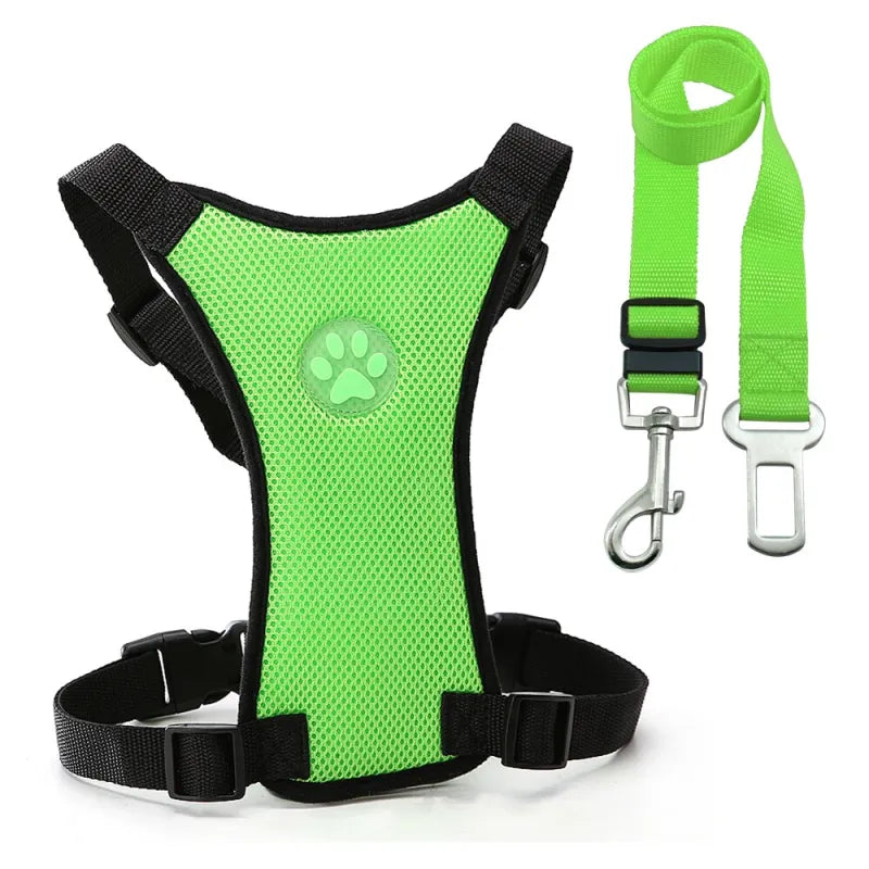Breathable Mesh Pet Car Safety Harness