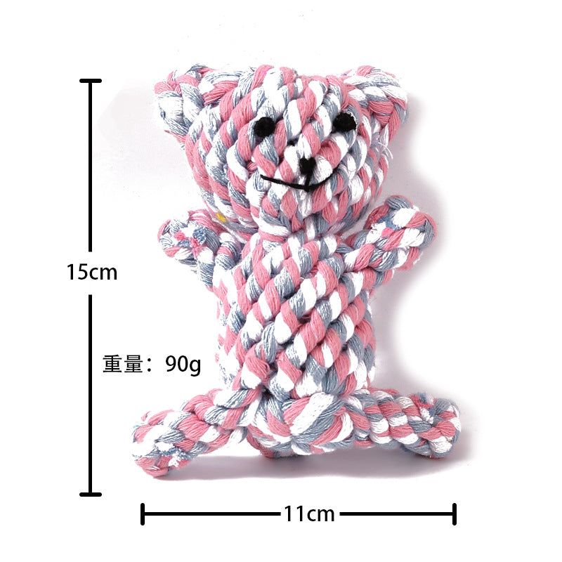 Durable Cartoon Plush Chew Toys for Dogs