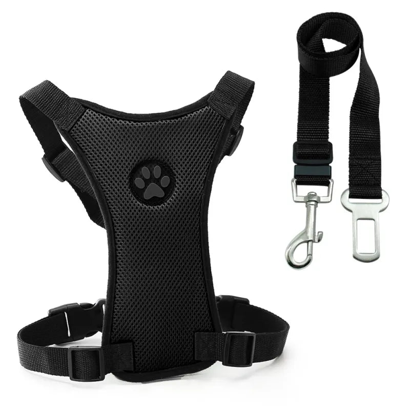 Breathable Mesh Pet Car Safety Harness