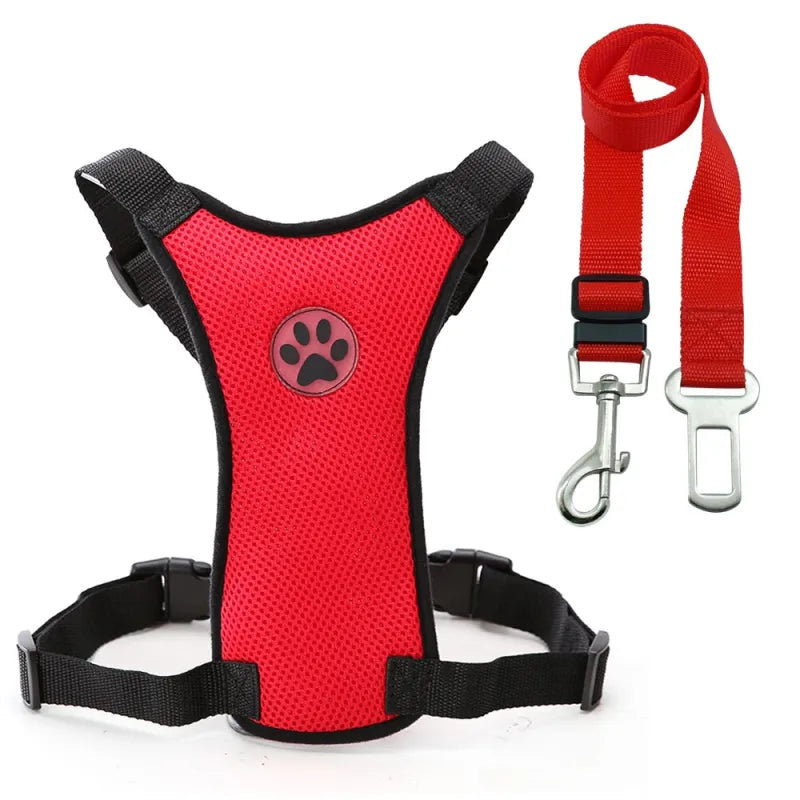 Breathable Mesh Pet Car Safety Harness