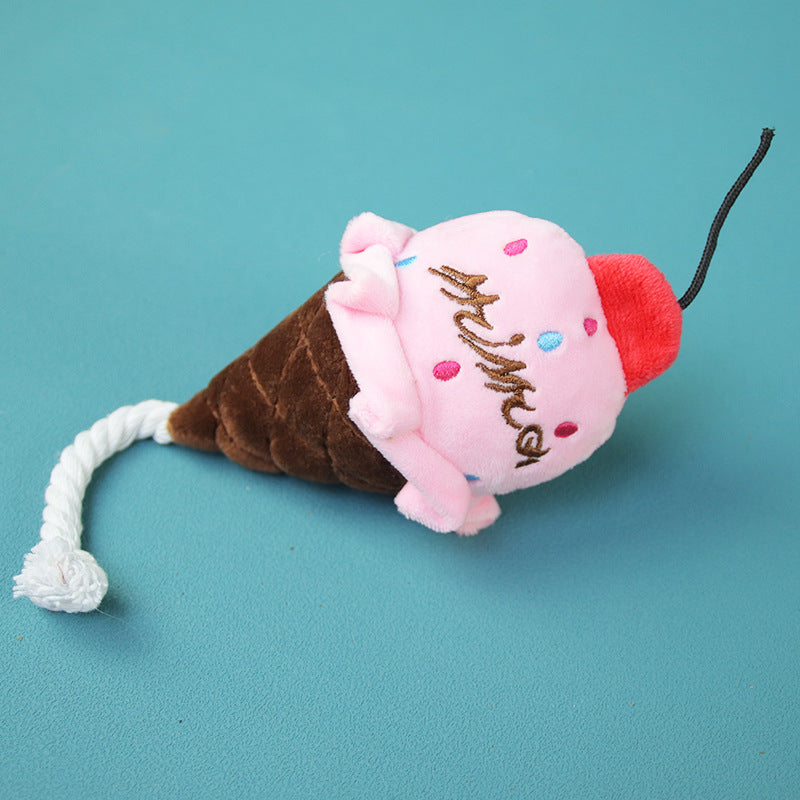 Durable Cartoon Plush Chew Toys for Dogs