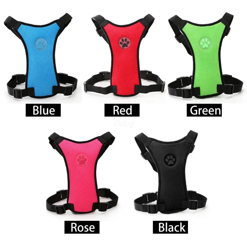 Breathable Mesh Pet Car Safety Harness
