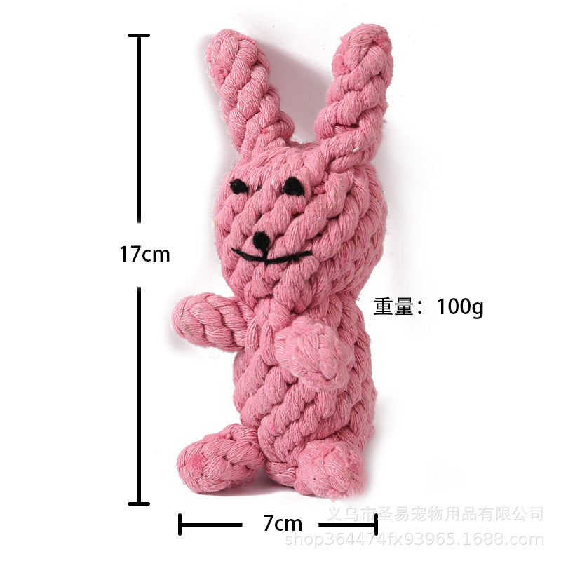 Durable Cartoon Plush Chew Toys for Dogs