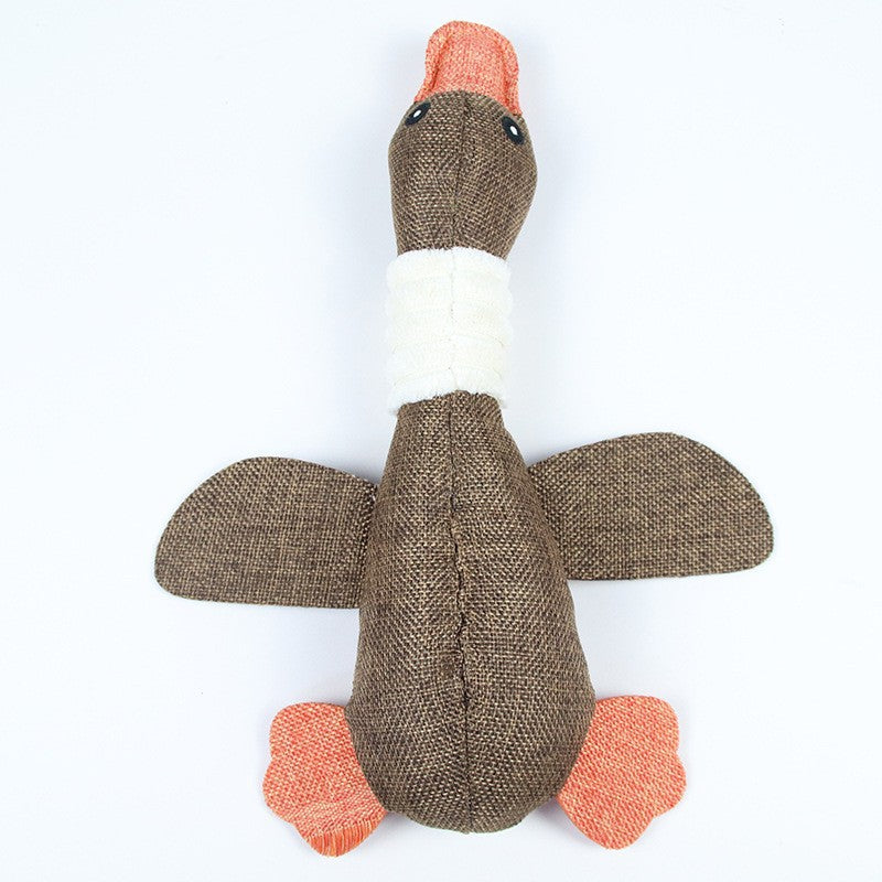 Durable Cartoon Plush Chew Toys for Dogs