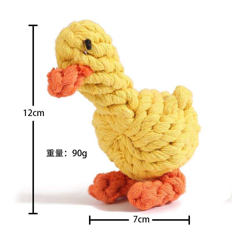 Durable Cartoon Plush Chew Toys for Dogs