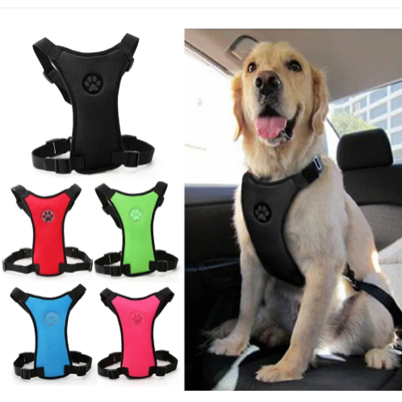 Breathable Mesh Pet Car Safety Harness