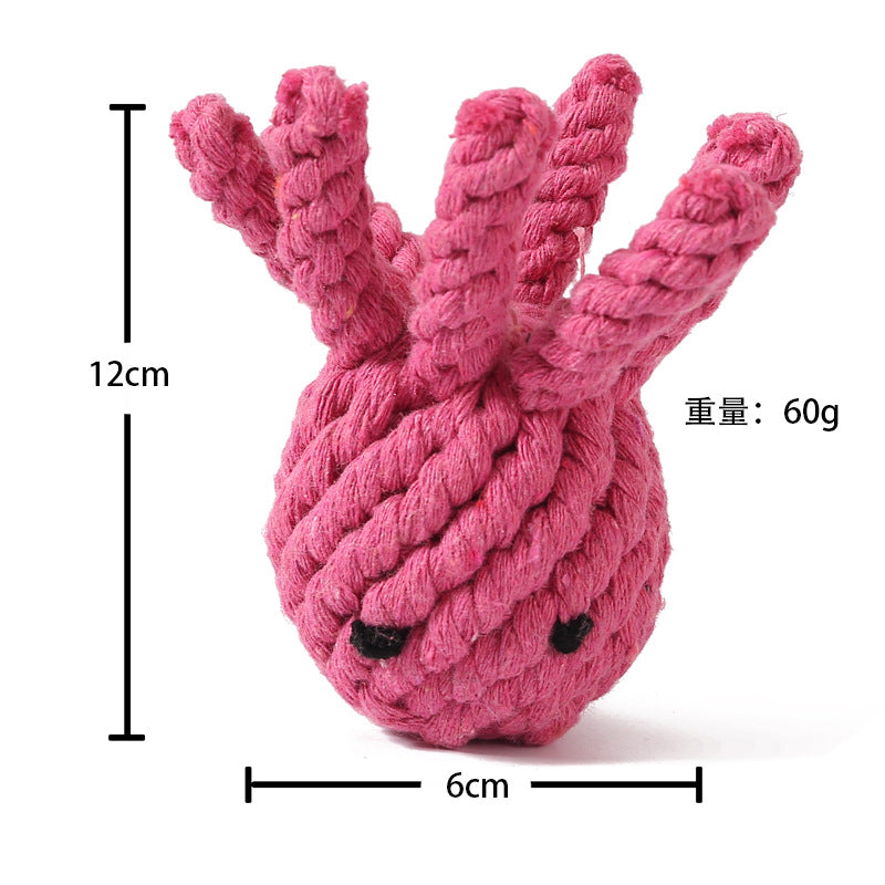 Durable Cartoon Plush Chew Toys for Dogs